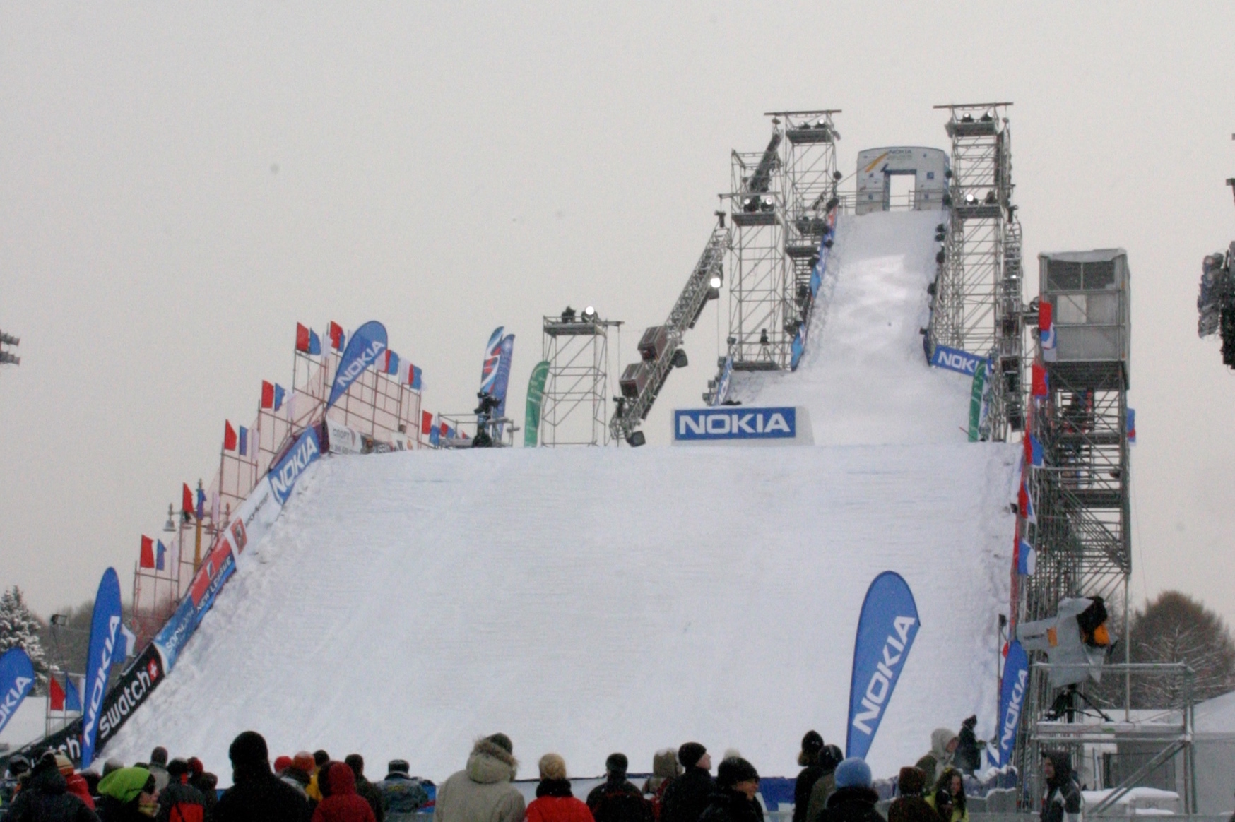 NOKIA SNOWBOARD WORLD CUP 2007. STAGE OF BIG AIR COMPETITION IN MOSCOW – JSA STAGE COMPANY