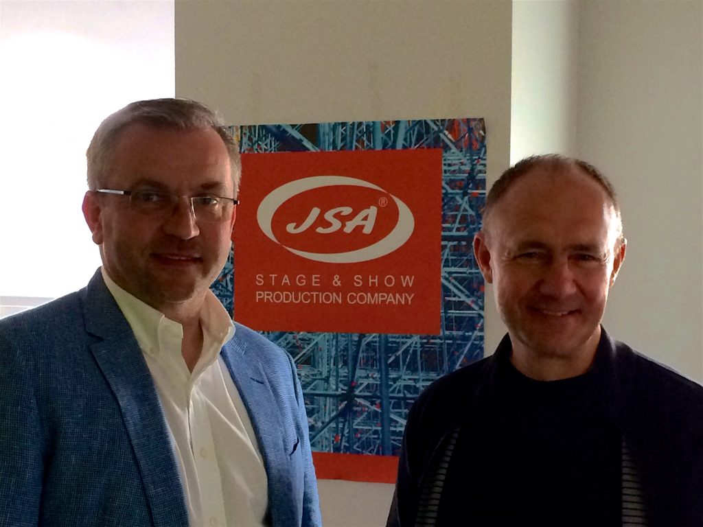 Piotr Wcisłek and Alexander Strizhak in the office JSA Europe / Riga